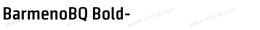 BarmenoBQ Bold字体转换